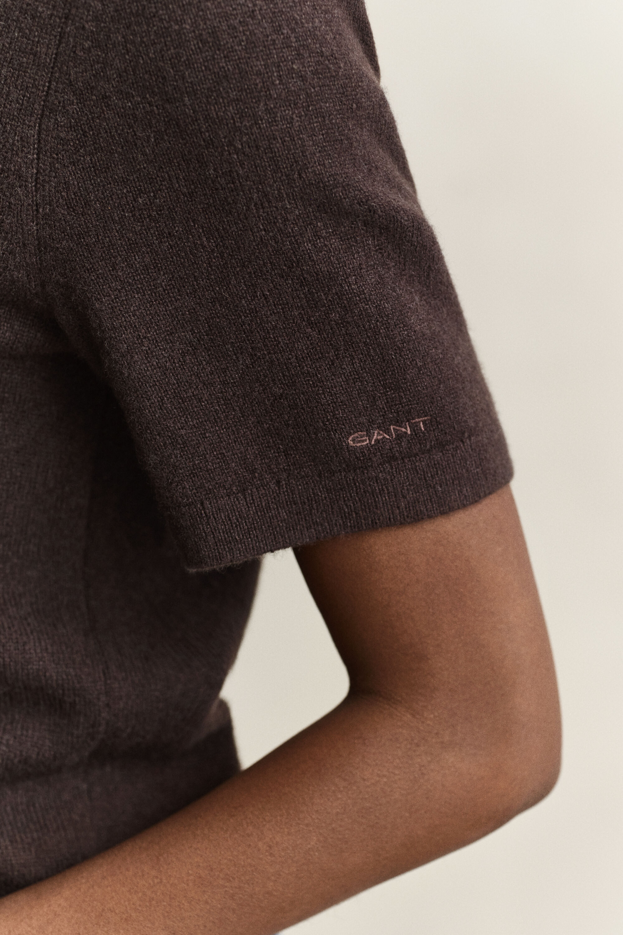 Maglia a maniche corte in cashmere