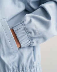 Giacca bomber in misto lino