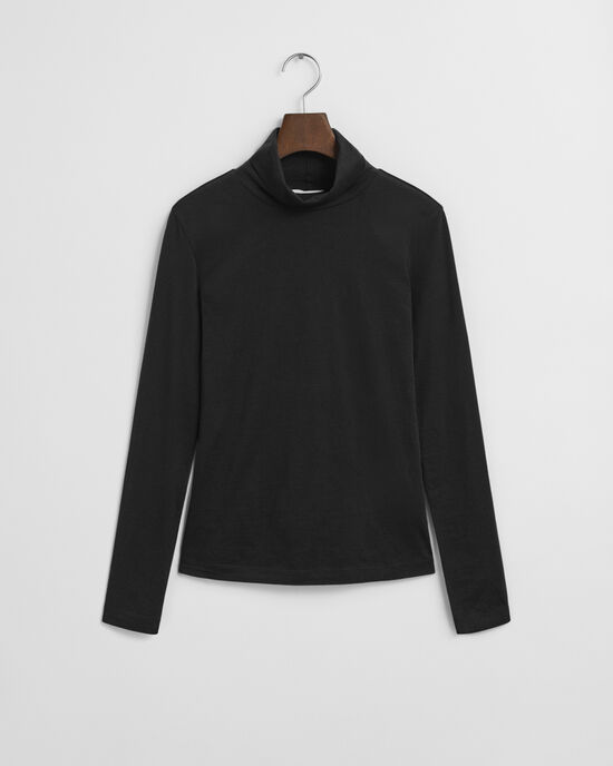 Maglia a collo alto in cotone leggero