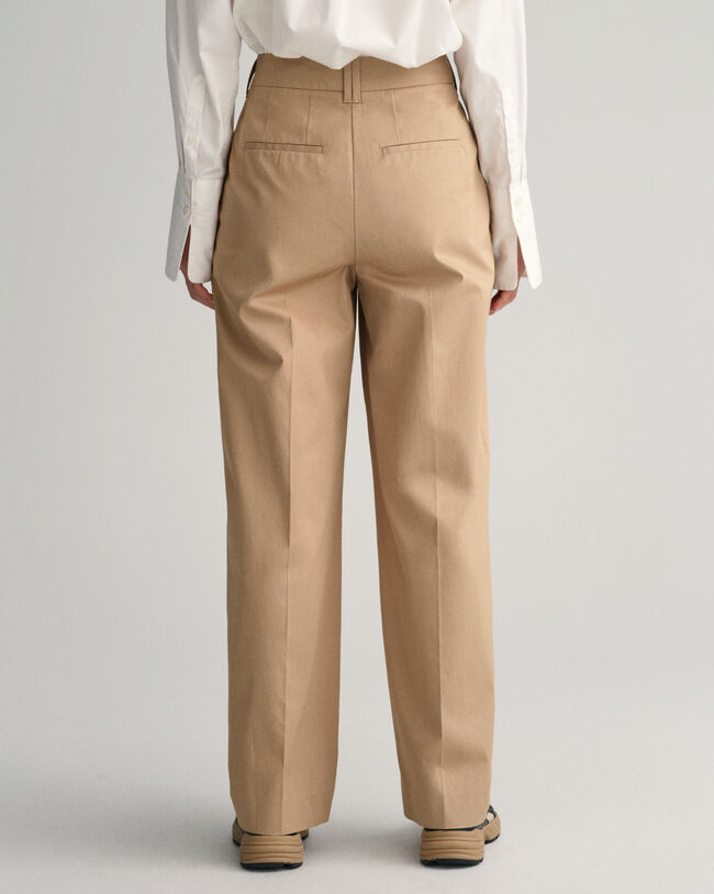 Pantaloni chino con pinces