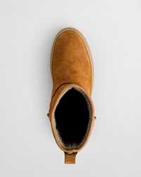 Stivaletti Snowhill in camoscio pull-on