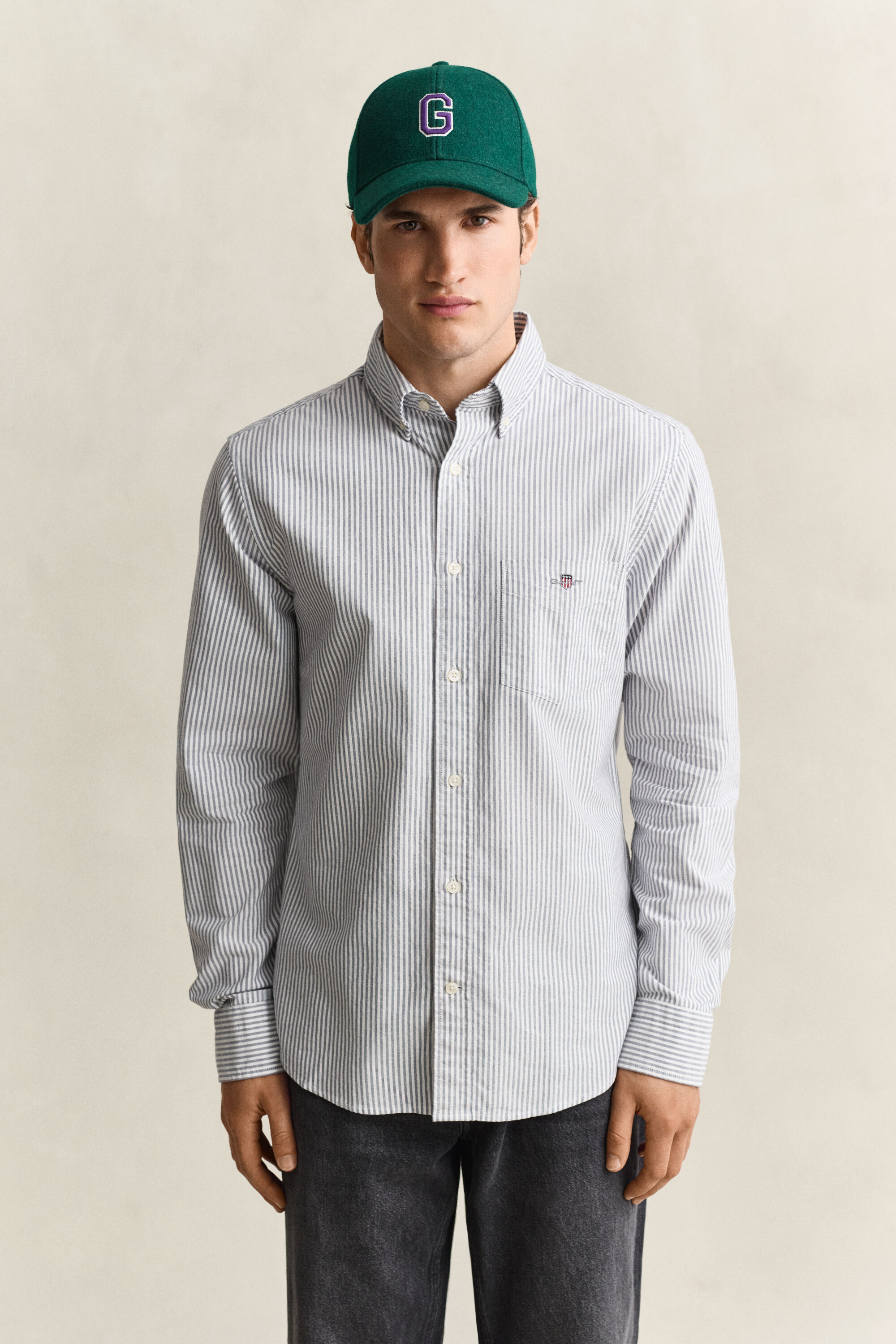 Camicia Oxford a righe Classic regular