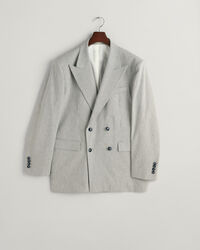 Blazer doppiopetto a righe oversize