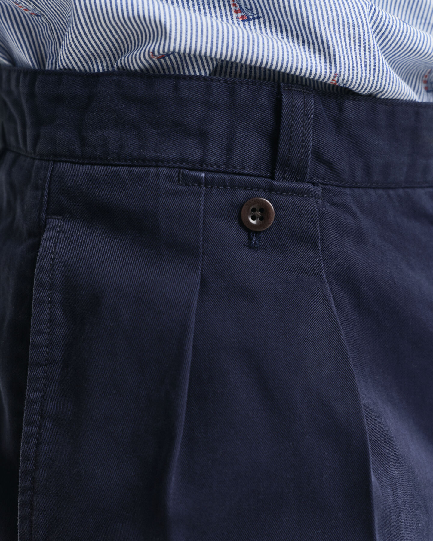 Pantaloncini chino in twill di cotone relaxed fit