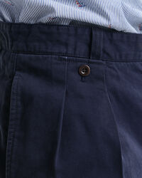 Pantaloncini chino in twill di cotone relaxed fit