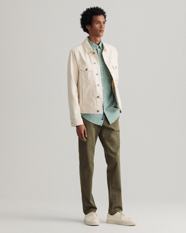 Pantaloni chino Hallden in twill slim fit