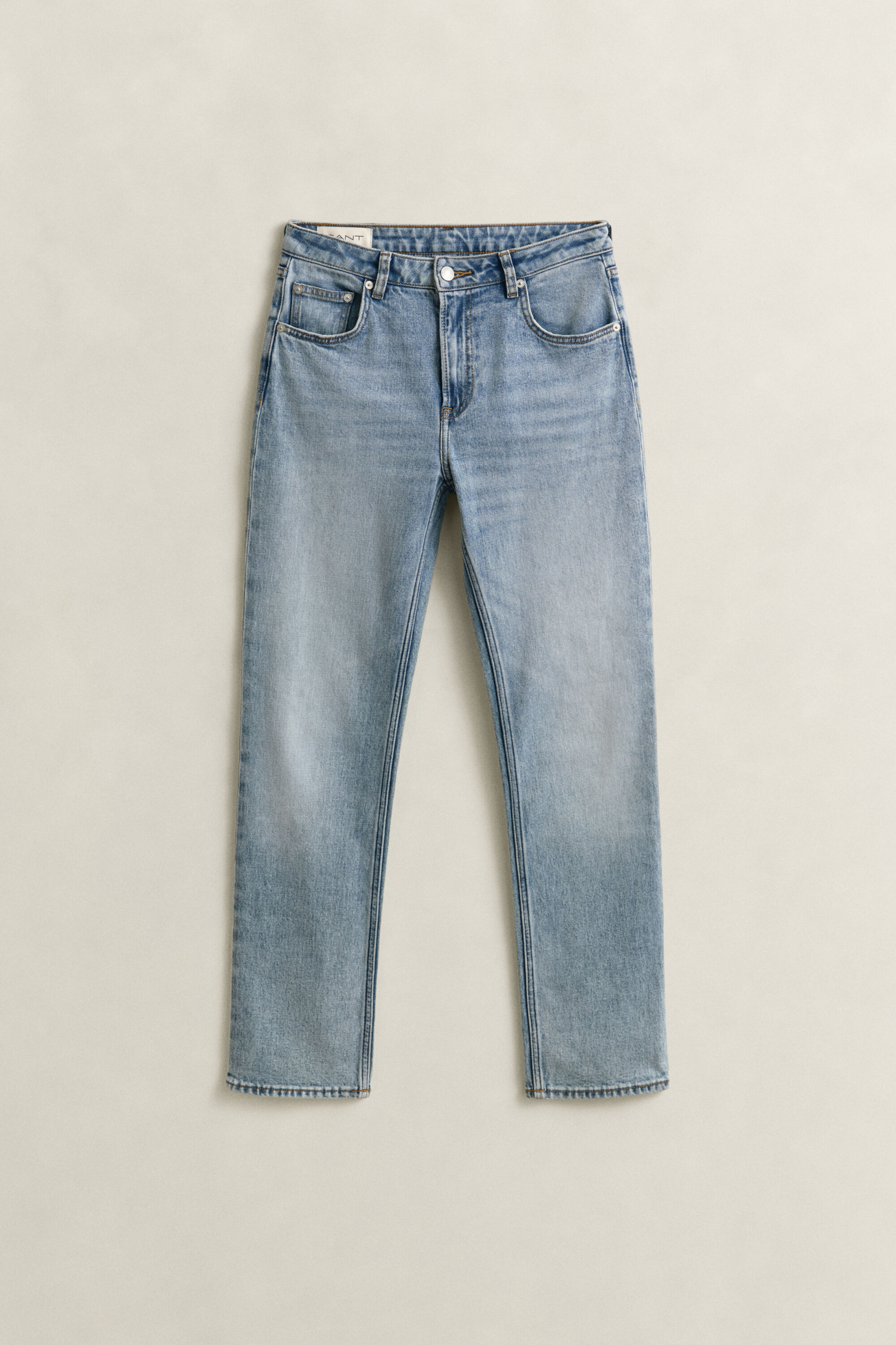 Jeans elasticizzati con gamba dritta