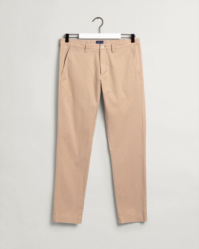 Pantaloni chino Hallden Sunfaded slim fit