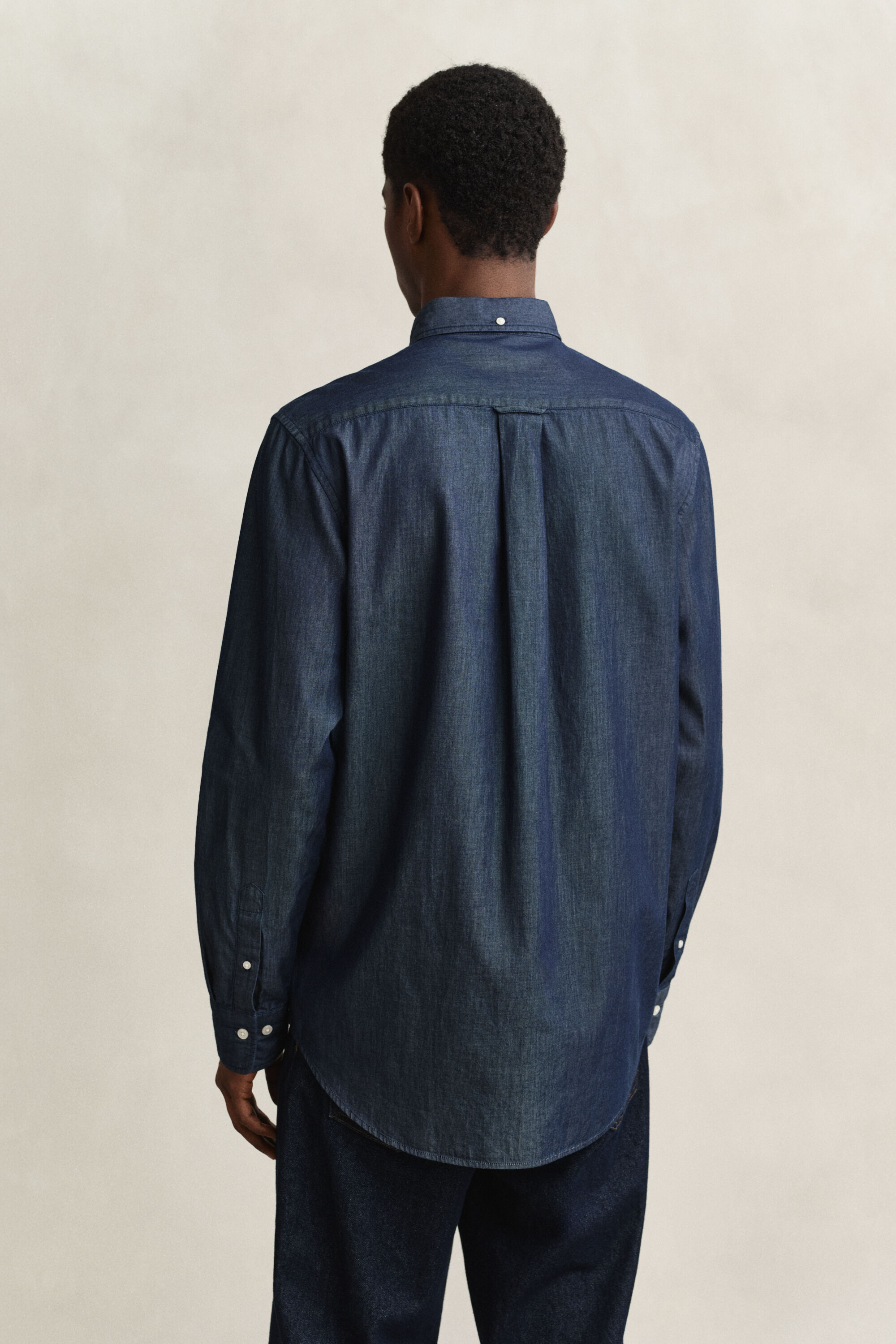 Camicia indaco regular fit