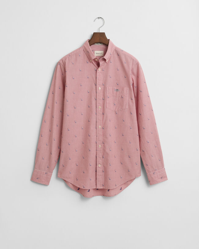 Camicia Sailing in fil coupé regular fit