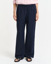 Pantaloni Pull-on in misto lino relaxed fit