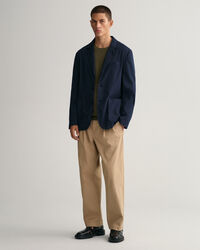 Maglia girocollo in cotone testurizzato