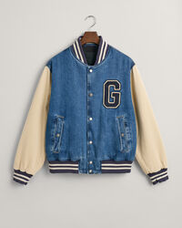 GANT Varsity Jacket in denim