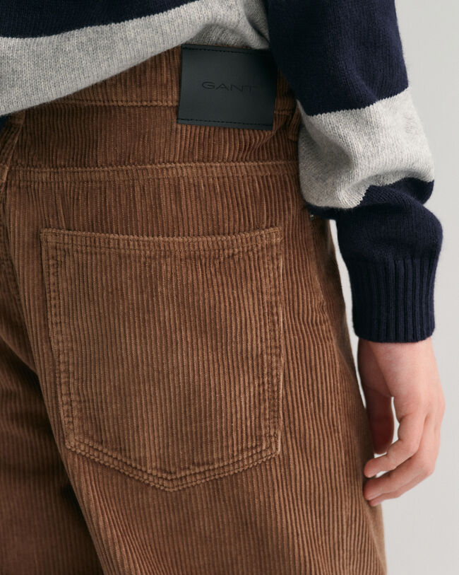 Pantaloni in velluto a coste con vestibilit&agrave; ampia Teen Boys