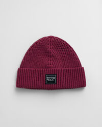 Berretto in cotone a coste