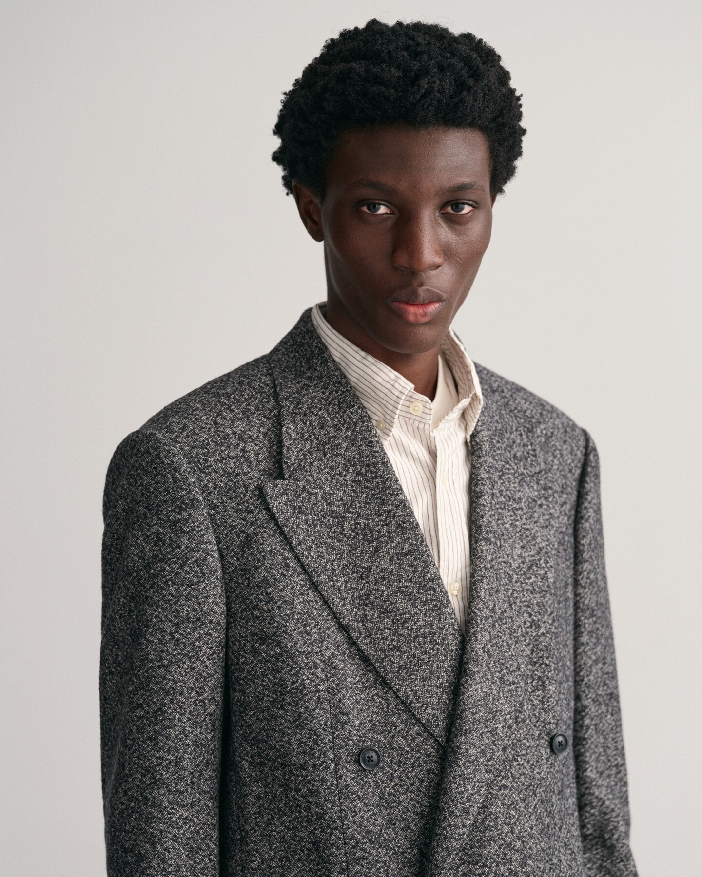 Blazer in tweed oversize