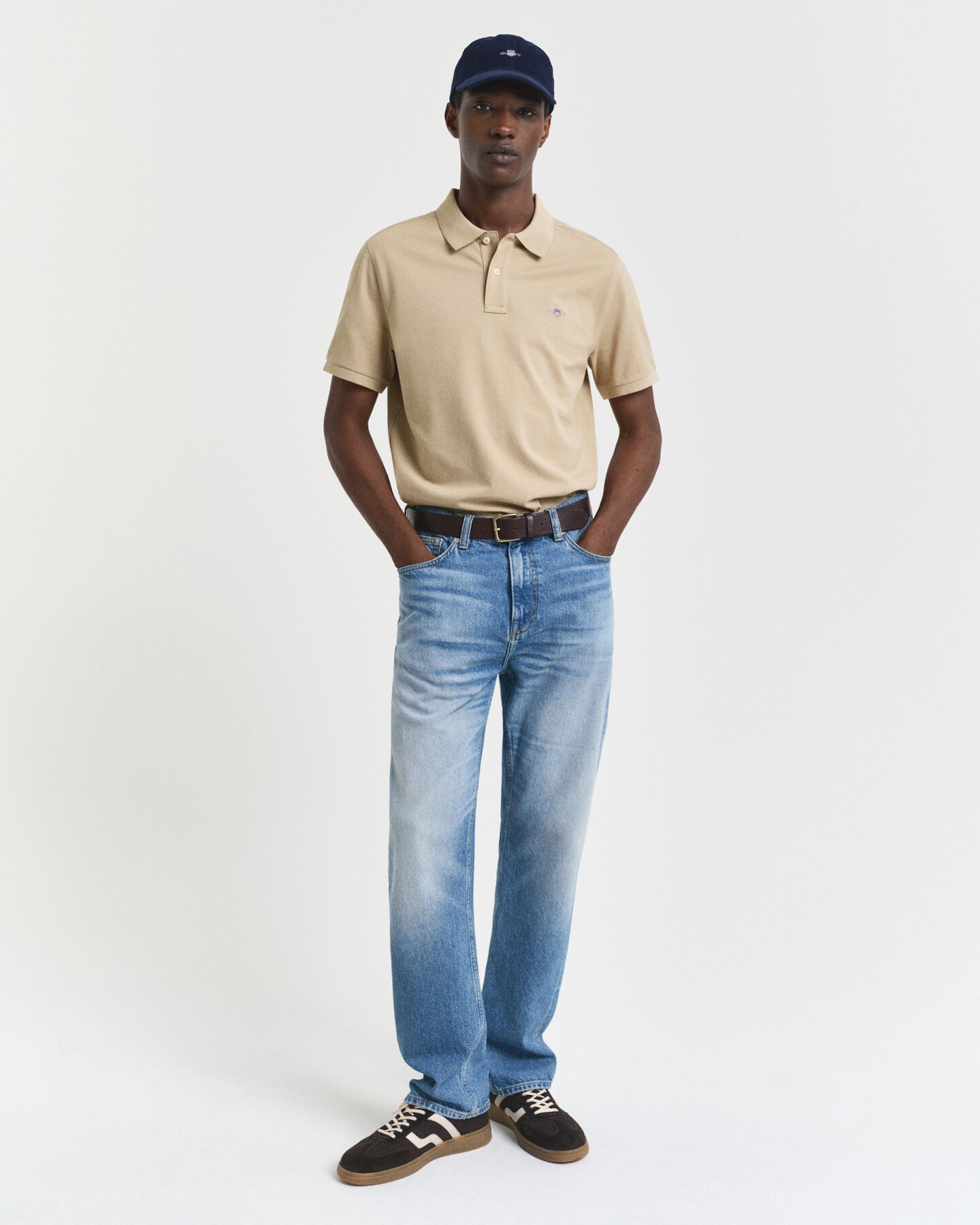 Polo Shield in piqué regular fit