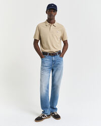 Polo Shield in piqué regular fit