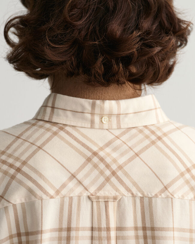 Camicia in flanella a quadri relaxed fit
