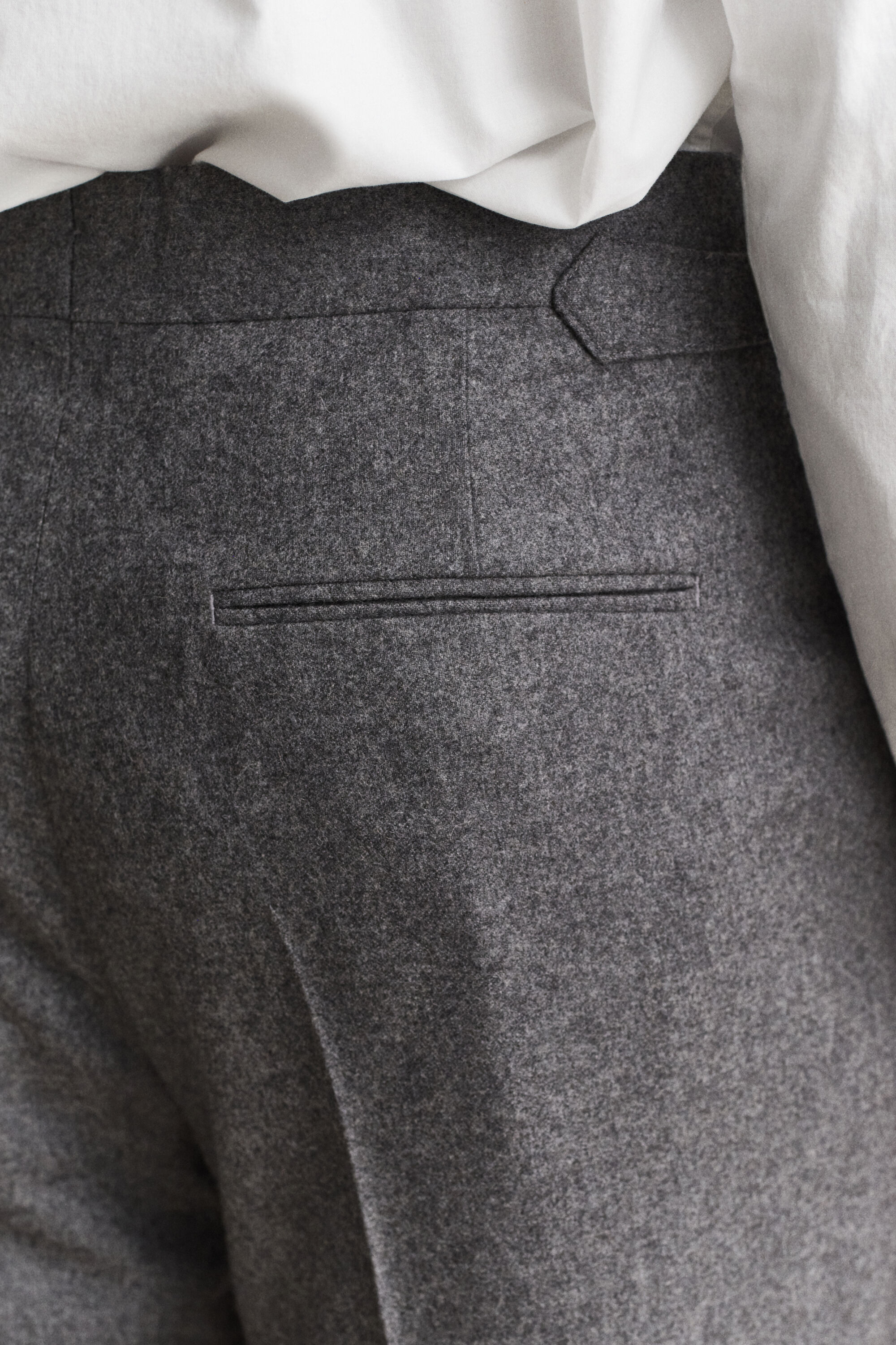 Pantaloni da abito in cashmere