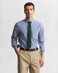 Camicia classica in popeline a righe regular fit