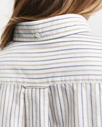 Camicia Oxford classica a righe regular fit