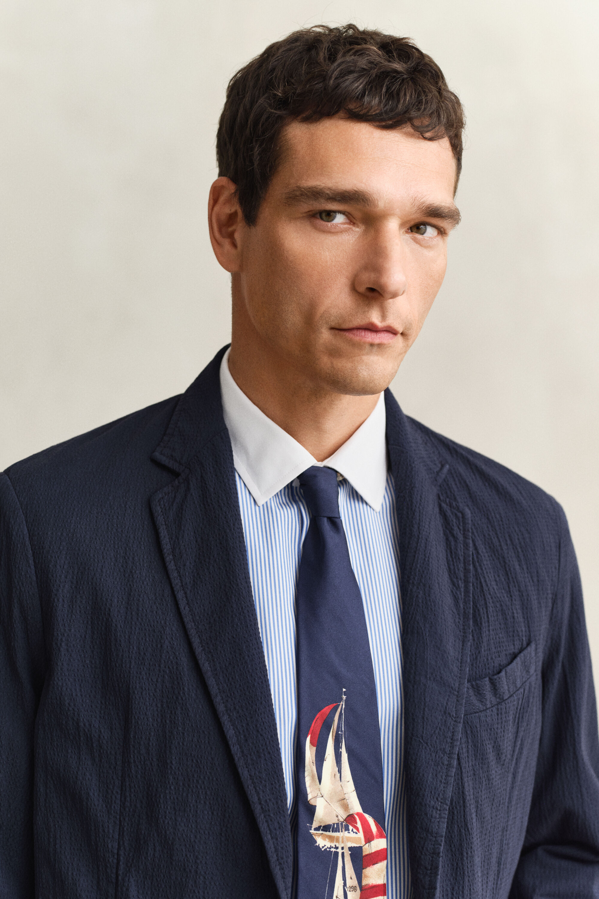 Blazer in seersucker