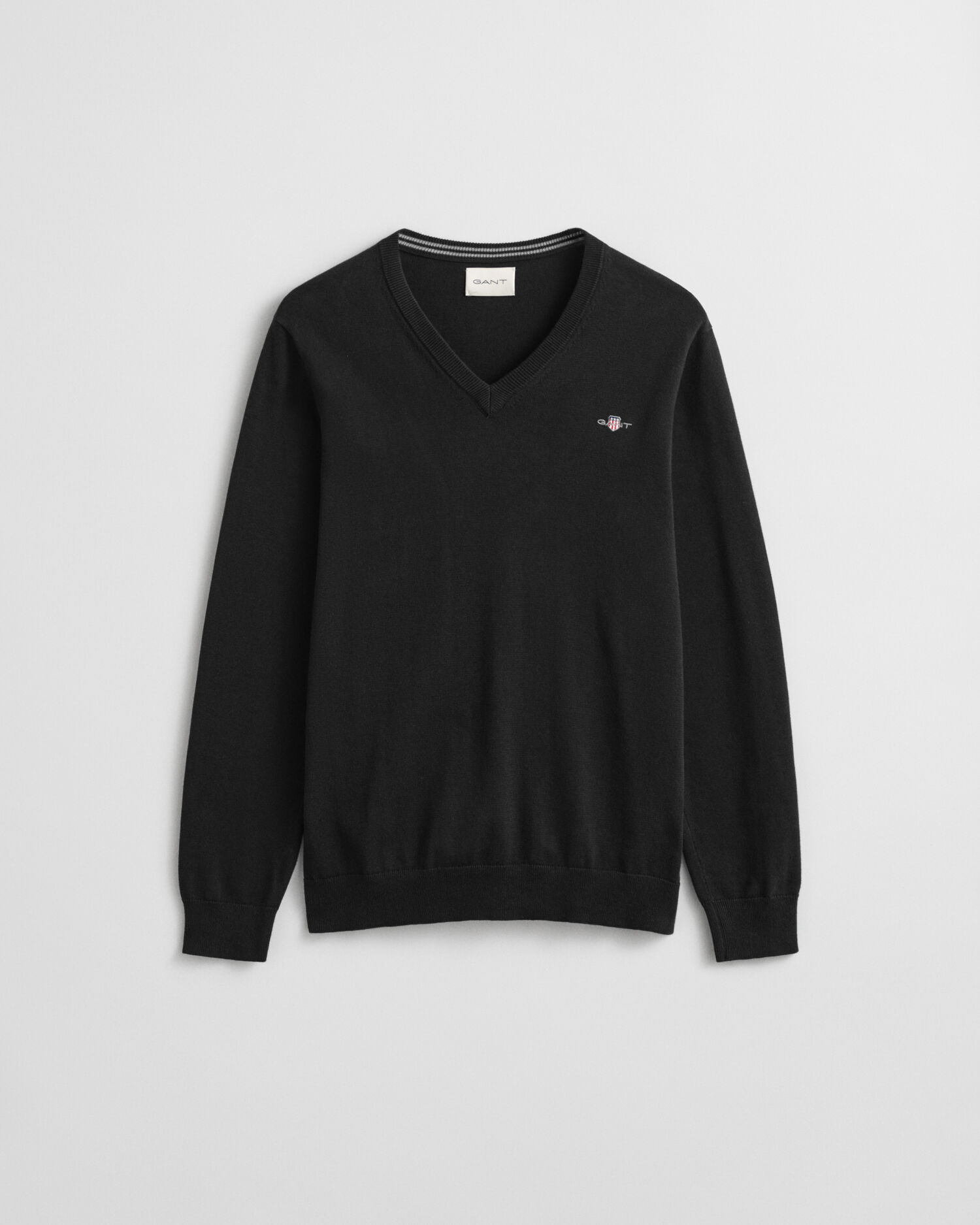 Maglia in cotone con scollo a V classico