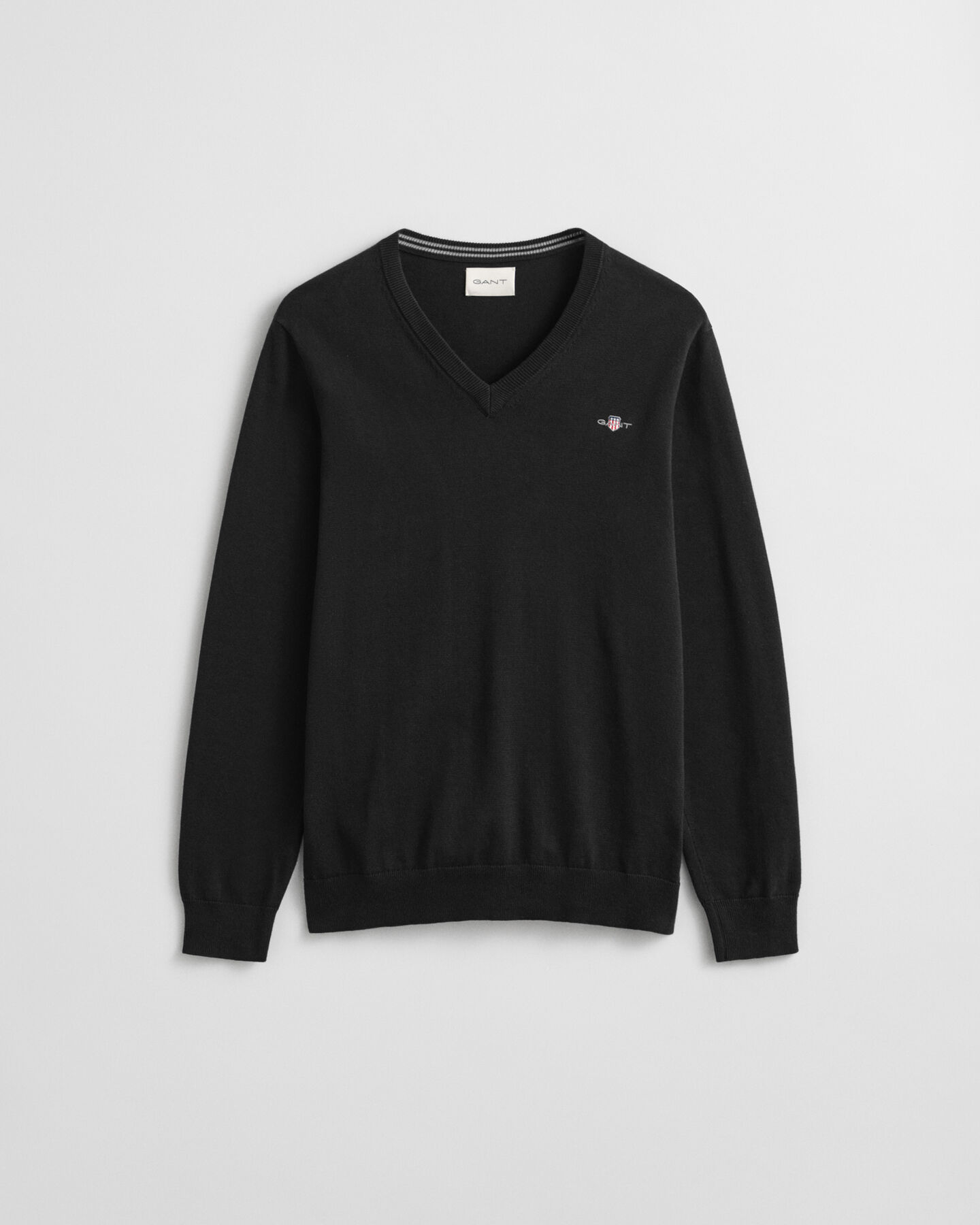 Maglia in cotone con scollo a V classico