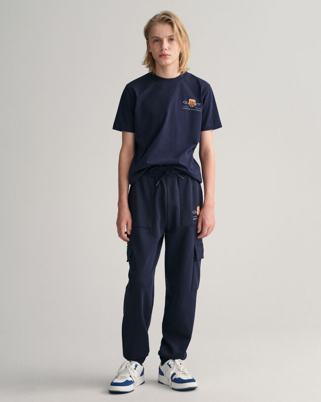 Pantaloni della tuta cargo Contrast Shield Teen Boys