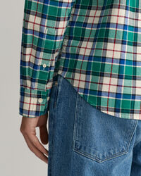 Camicia Oxford a quadri regular fit