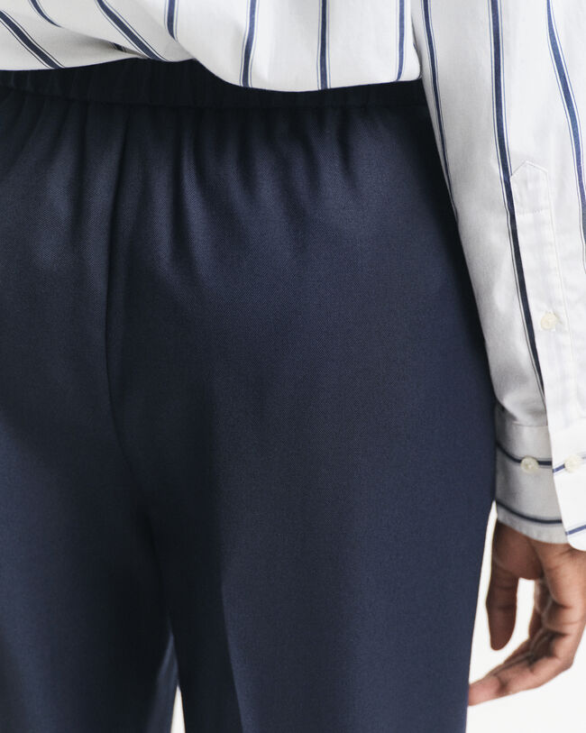 Pantaloni in misto lana pull-on