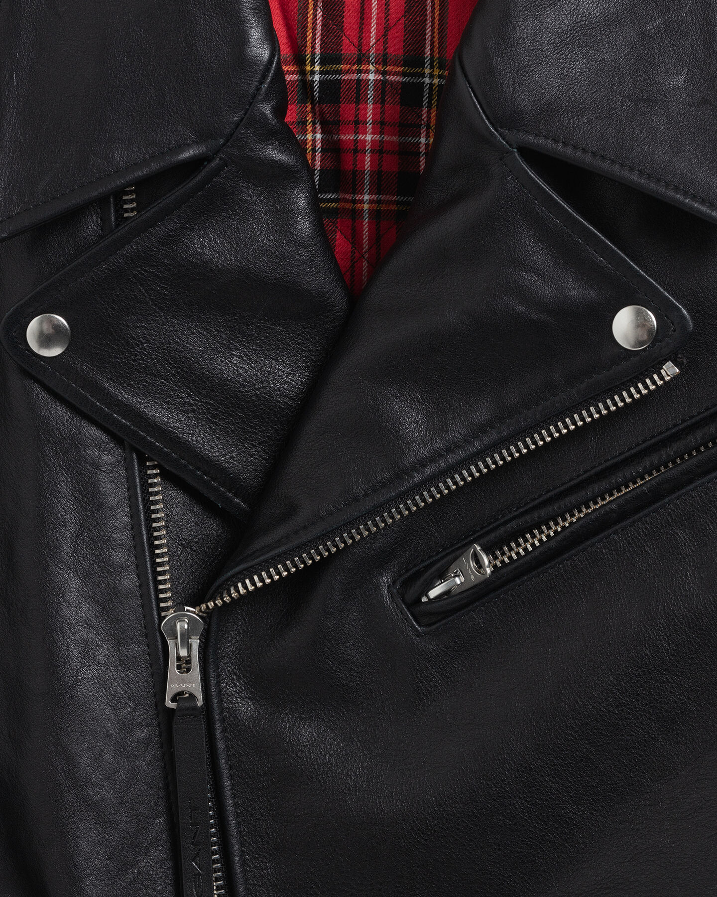 Giacca biker in pelle