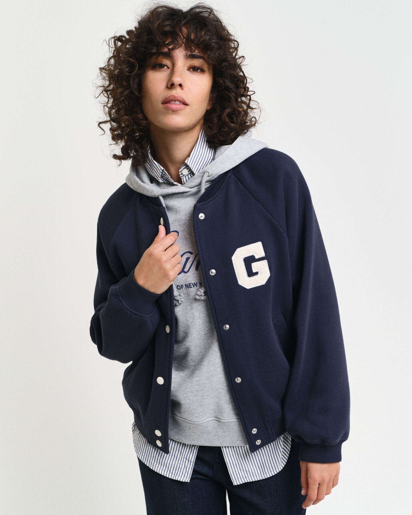 GANT Varsity Jacket in jersey con G-Badge