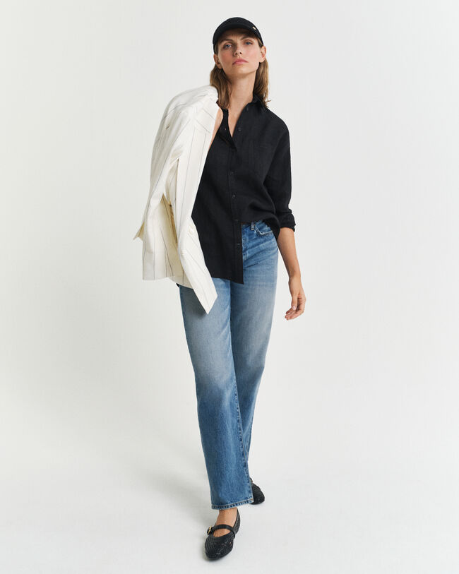 Camicia di lino relaxed fit