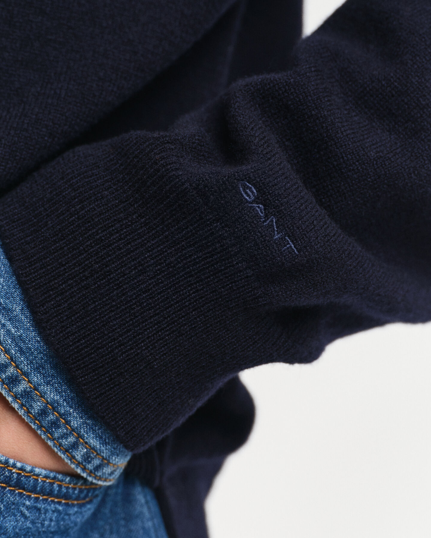 Maglia girocollo in lana d&rsquo;agnello extrafine