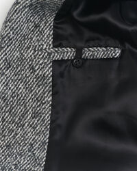 Cappotto di lana in tweed