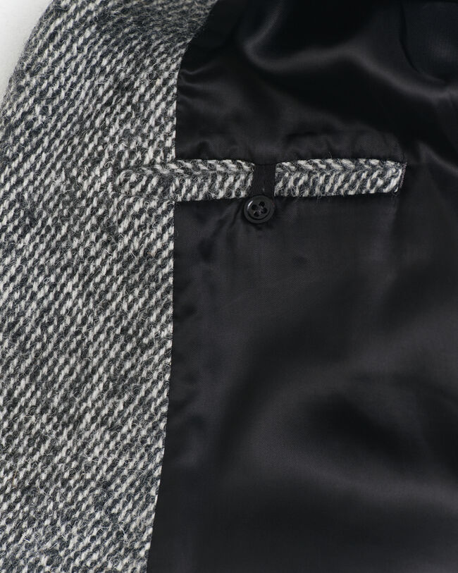 Cappotto di lana in tweed