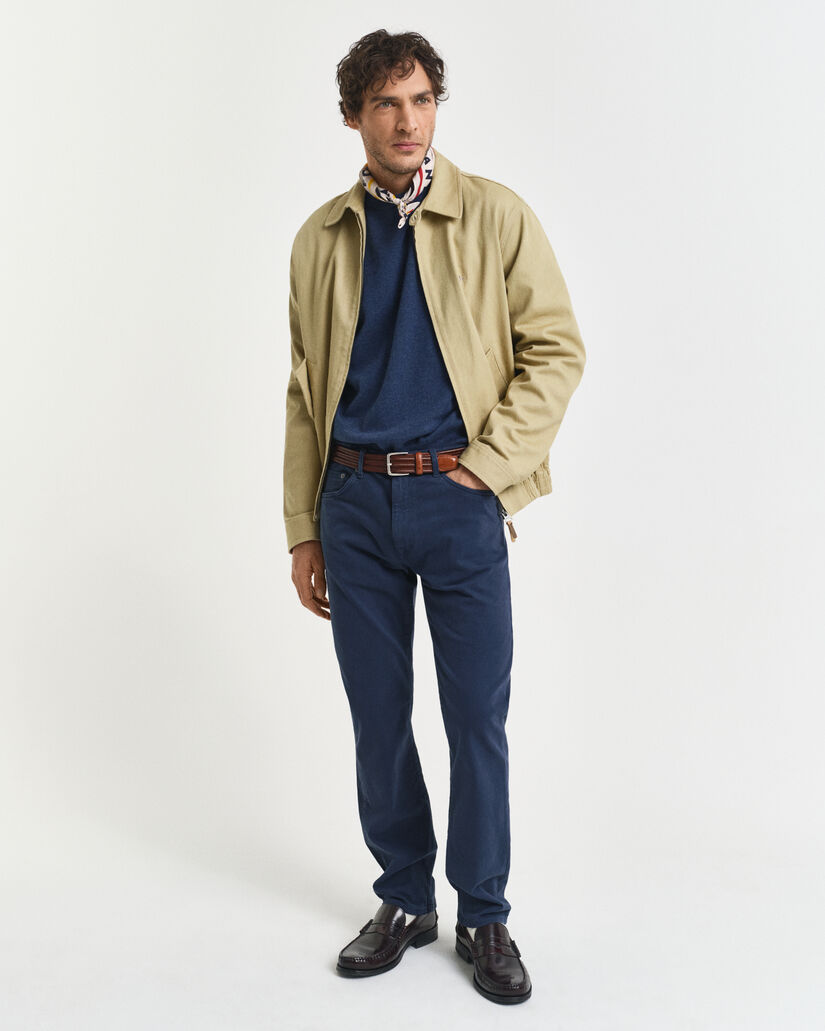 Maglia girocollo in cotone classico