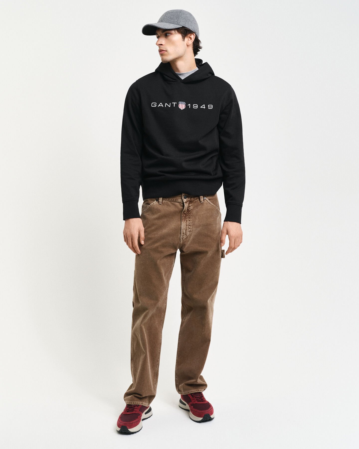 Felpa con cappuccio con stampa Graphic