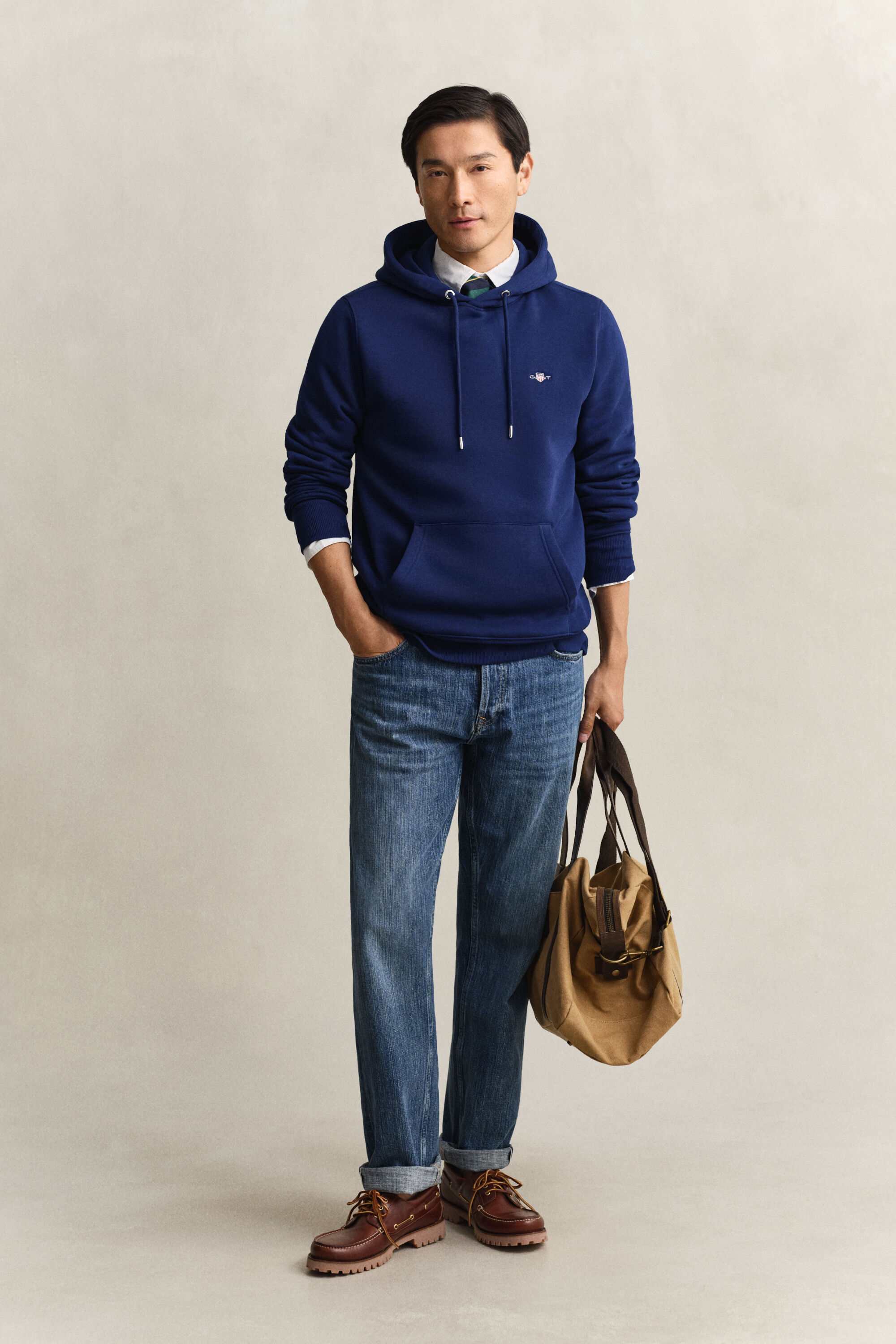 Felpa Shield con cappuccio