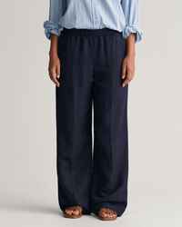 Pantaloni Pull-on in misto lino relaxed fit