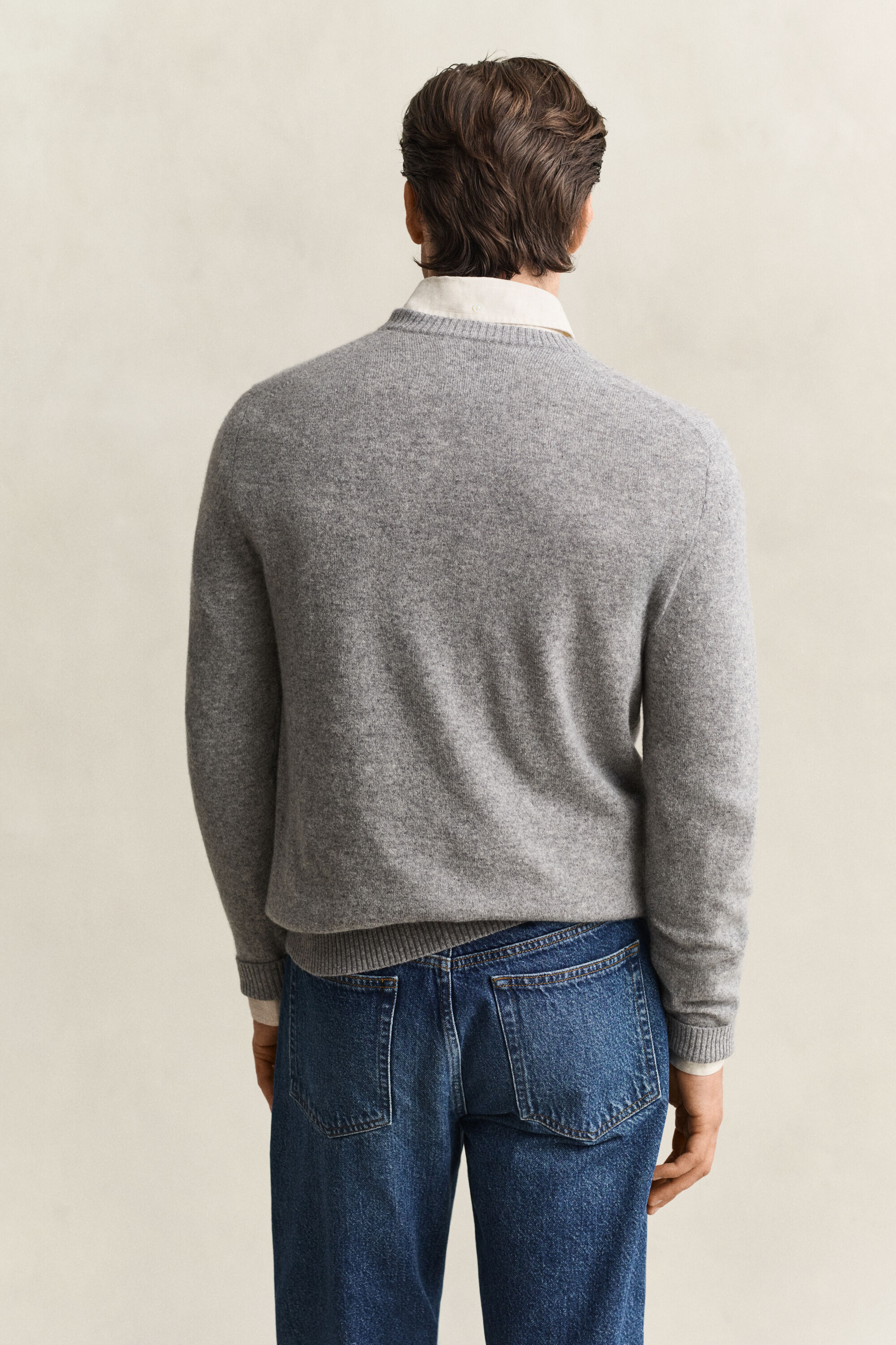 Maglia girocollo in cashmere