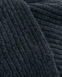 Sciarpa in lana fine lavorata a maglia