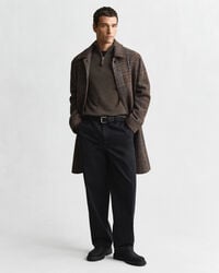 Maglia in lana d’agnello finissima con zip corta