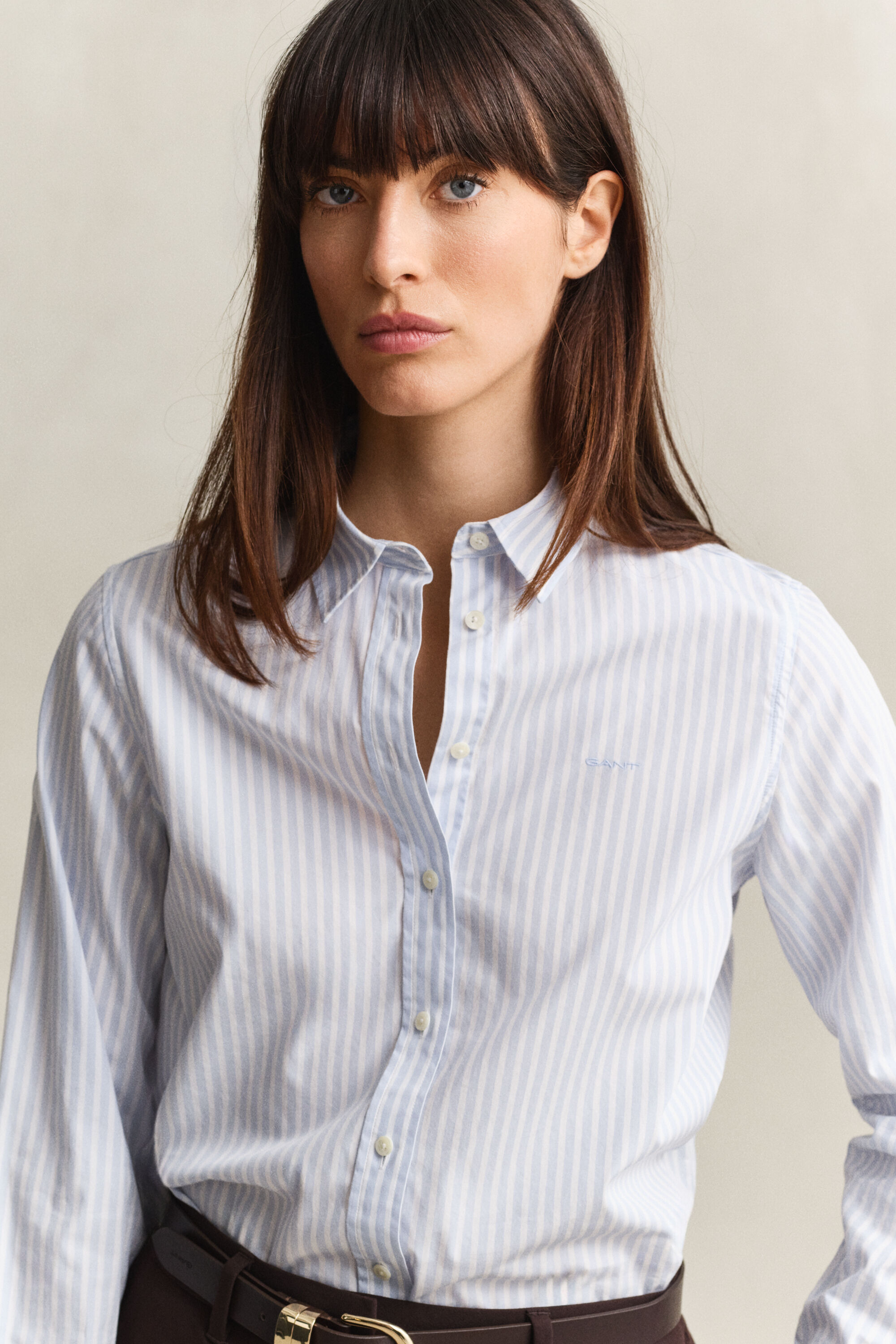 Camicia in popeline a righe Classic regular