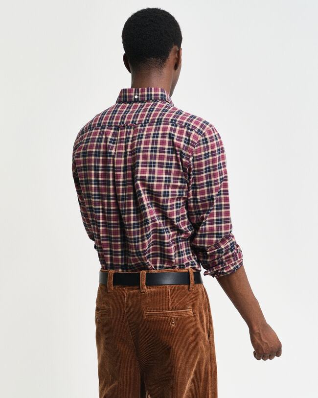 Camicia in twill a quadri regular fit