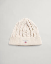 Berretto a trecce in cotone baby