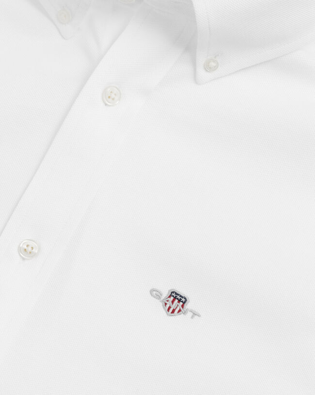 Camicia in jersey piqué regular fit