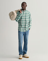 Camicia Oxford a scacchi regular fit